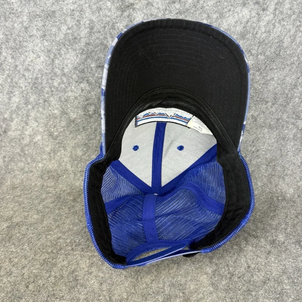 Patagonia Trucker Hat Blue‎  Camo Snapback Mesh Cap Hat Size: All
